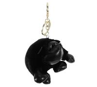 BESPORTBLE Porte-clés Peluche Gorille Douc et Mignon Pendentif Suspendu Multifonction pour Sacs à Dos Porte-clés Décoratif Peluche Tendre pour Clés et Sacs Noire