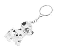 BESPORTBLE Porte-clés Souvenir pour Chien avec Boîte Transparente de Rangement de Poils Capsule Commémorative pour Animaux Pendentif Collection Accessoire Décoratif pour et Porte-clés