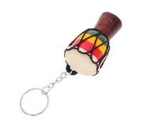 BESPORTBLE Porte-clés Tambour Africain Pendentif Unique Décoration et Trousseau Ornement Main pour Amis et Cadeaux Culturels