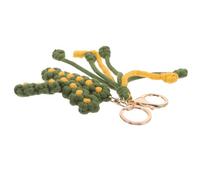 BESPORTBLE Porte-clés Tissé Lettre Décorative avec Marguerite et Épi Pendentif Élégant pour Clés de Voiture et Sac à Main Charme pour Femme et Fille