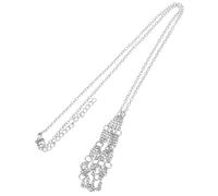 BESPORTBLE Porte-collier en Métal Argenté Taille L pour Pendentif Cage Cristal Vide Support pour Collier DIY Cordon Accessoire Bijouterie pour Création de Colliers en Pierre