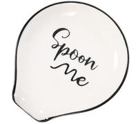 BESPORTBLE Porte-cuillère Céramique pour Comptoir Cuisine Support Ustensiles Stable et Pratique Repose-cuillère Petit Format pour Cuillères et Baguettes Design Simple et Rustique