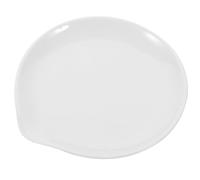 BESPORTBLE Porte-Cuillère en Céramique Blanc Accessoire Cuillère Résistant à L'Usure Support Multi-Usage pour Cuillère Fourchette et Baguettes Cuisine Restaurant et Dîner