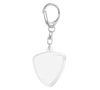 BESPORTBLE Porte-médiators Transparent avec Clip Clé Housse de Rangement Compacte pour Médiators de Guitare Organisateur pour Accessoires de Musique