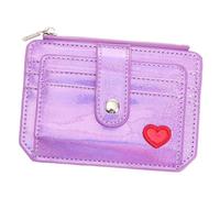 BESPORTBLE Porte Monnaie Miroir Multicarte Arc Ciel pour Femmes Et Filles Violet pour Changer Poche à Monnaie Et Compartiments Pratiques