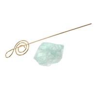 BESPORTBLE Porte-Photos en Cristal Naturel et Acier Inoxydable pour Mariage, Support Numéro de Table Solide Savoir-Faire, pour Centres de Table