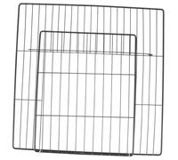 BESPORTBLE Porte pour Cage à Animaux de Compagnie Panneau en Maille Métallique Installation Pratique sans Outil Accessoire pour Parc à Chiens et Chats Structure Robuste Usage Intérieur