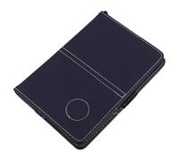 BESPORTBLE Porte-Score de Golf Cuir PU Bleu Carnet de Suivi de Score et Journal de Distance Résistant à Eau Organisateur de Parcours pour Compétitions et Jeux Extérieur