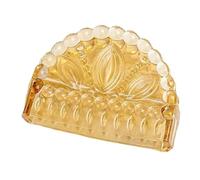 BESPORTBLE Porte-serviettes Verre Élégant Multi-usage pour Table Distributeur Pratique pour Serviettes Papier et Cartes de Visite Design Créatif et Résistant Adapté Bar Restaurant Bureau