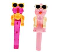 BESPORTBLE Porte-Sucettes Dinosaure Robot 2Pcs pour Garçon et Filles et Interactif Jouet de Fête Support en Plastique Activités Ludiques à Thème Dinosaure
