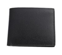 BESPORTBLE Portefeuille à Deux Volets pour Homme avec Poche Zippée Étuis Et Pinces à Billets Cuir Fin Et Pratique