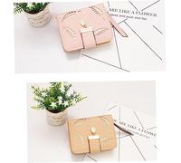BESPORTBLE Portefeuille Femme avec Fermeture Éclair Et Boucle Compartiment pour Carte Identité Poche Billets Et Zippée pour Monnaie