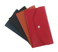 BESPORTBLE Portefeuille Multi-Cartes 4 Pièces en PU, Format Long Enveloppe