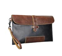 BESPORTBLE Portefeuille pour Homme Paquet à Main en PU Pochette Multifonctionnelle Vintage Rangement Étendu Multipoches pour Homme Style Décontracté