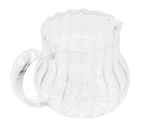 BESPORTBLE Pot à Lait en Verre Transparent 150 Ml Base Antidérapante, Récipient à Sauce et Tasse de Conservation Cuisine, Service et Restaurant, Gobelet de Service à Sauce Pratique et Facile