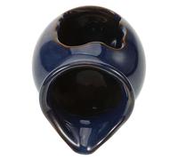 BESPORTBLE Pot Cascade en Céramique Petite Taille Bleu Fontaine Décorative pour Jardin et Intérieur Décoration de Fontaine Paysagère Circulation d'eau pour Ambiance Zen Accessoire sans