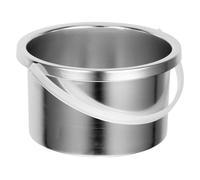 BESPORTBLE Pot Chauffe-cire en Alliage D'aluminium 500ml Argenté, Sécurisé et Pratique, Petit Pot de Cire pour Épilation la Cire Fondue, Accessoire de Remplacement