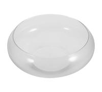 BESPORTBLE Pot de Culture Hydroponique en Verre Transparent Grand Format, Aquarium Rond pour Poissons Rouges et Plantes Aquatiques, Bocal à Poissons Décoratif pour Bureau et Maison, Vase