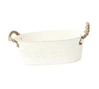 BESPORTBLE Pot de Fleurs Floral Décoration Vintage pour Bureau et Intérieur Jardinière Durable pour et Petites Plantes