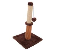 BESPORTBLE pour Chat Décorations De Figurines Grattoir Vertical Scratch Abat-Jour Réglable Copropriété Grattoir pour Chat Griffoirs pour s en Sisal Poste De Stimulant Peluche
