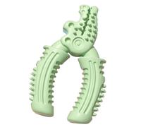 BESPORTBLE pour Chien Tasse en Forme de crachoir de Dentition pour Chien Pinces Jouets Chiens Dog Toys Brosse à dent molaire pour Chiot molaire pour Chien Green