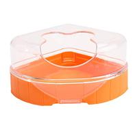BESPORTBLE Pratique en Plastique pour Hamster 1 Pièce Lisse Et Robuste Crée Un Environnement De Bain Joyeux pour Votre Animal De Compagnie