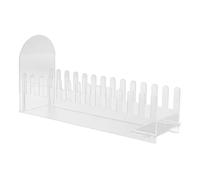 BESPORTBLE Présentoir à Cartes de Vœux en Acrylique Transparent 12 Niveaux Support de Bureau pour Cartes Postales Petit Présentoir Multifonction pour Organisation et Exposition