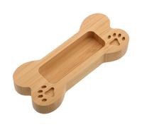 BESPORTBLE Présentoir Porte-cartes de Visite en Bois, Forme Os, Compact
