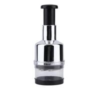 BESPORTBLE Presse-Ail Manuel en Acier Inoxydable Multifonction Hachoir à Ail et Légumes Facile à Nettoyer Outil Cuisine Compact et Léger pour Hacher Oignons Gingembre et Noix - Accessoire