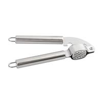 BESPORTBLE Presse-ail Manuel en Acier Inoxydable, Outil la Cuisine Multifonction pour Écraser Ail, Hachoir Ail Manuel Pratique, Accessoire la Cuisine Inox Facile à Nettoyer, Ustensile