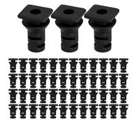 BESPORTBLE Protecteur de Câble Anti-Traction 28 MM Intérieur Clips Câbles Noirs ABS Lot de 100 Pièces Connecteurs pour Électriques Presse-Étoupes Robustes pour Usage Résidentiel