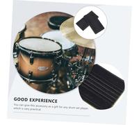 BESPORTBLE Protection Antidérapante pour Pédale de Grosse Caisse Support Amortisseur Insonorisant et Antichoc Accessoire Fiable pour Batterie Jazz Noir