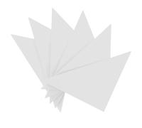 BESPORTBLE Protection Coin Table -Foot 4 Coussins Triangulaires en Plastique Blanc pour Bordure de Table de Jeu