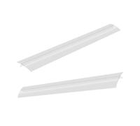 BESPORTBLE Protection Latérale pour Four en Silicone Transparent 53 Cm Résistant la Chaleur Antidérapant Cuisine Cuisson, Lot de 2 Pièces pour Plan de Travail et Plaque de Cuisson