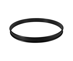 BESPORTBLE Protège-arceau en Fer Noir pour Cerceau de Tambour 16 Pouces Adapté aux Caisses Claires et Grosses Caisses Installation Facile pour Studio D'enregistrement