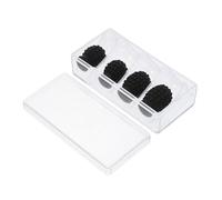 BESPORTBLE Protège-baguettes en Silicone Noir, Embouts de Baguettes de Batterie, Housses Élastiques Légères pour Protéger les Baguettes, pour L'entraînement la Batterie Pratique du Drum