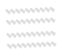 BESPORTBLE Protège-Griffes pour Animaux De Compagnie Et Chiens, Couvre-Ongles TPR Blanc, Taille M, Lot de 40, Protection Anti-Rayures pour Meubles, Adapté Chats Et Chiens Domestiques