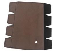 BESPORTBLE Protège-main pour Harmonie Cuir Antidérapant Coussinet de Protection Remplaçable pour Instrument de Musique Accessoire pour Français Couleur Marron