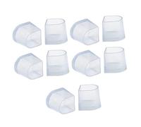 BESPORTBLE Protège-Talons Antidérapants pour Chaussures Latines Lot de 5 Paires Taille S Blanc à L'Abrasion Facile à Attacher pour Femmes pour Sorties Éviter Dommages