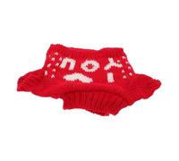 BESPORTBLE Pull pour Ours Peluche Coton Doux Interchangeable Vêtement Doudou pour Poupées pour et Activités Parent Rouge