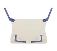 BESPORTBLE Pupitre de Lecture Pliable Blanc pour Partitions et Tablettes, Support de Bureau Portable Multifonction, Réglable, Compact et Léger, Maison et Bureau, Pupitre de Musique Simple