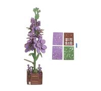 BESPORTBLE Puzzle 3D en Bois Bouquet de Fleurs Violettes Kit de Création DIY Jeu de Construction Éducatif pour Adultes et Garçon et Filles Décoration Intérieure Originale Activité