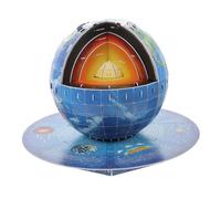 BESPORTBLE Puzzle 3D Structure Terre pour Garçon et Filles 8-12 Ans Jouet Éducatif DIY Arts et Artisanat Puzzle Système Solaire Décoration de Chambre Ensemble de 1