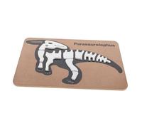 BESPORTBLE Puzzle Bois Dinosaure pour Garçon Fille Jeu de Construction DIY Stégosaure Squelette Éducatif Darchéologie pour Tout Petits Puzzle Didentification et Apprentissage des Dinosaures