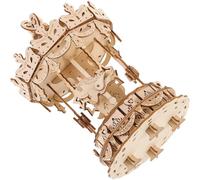 BESPORTBLE Puzzle Bois Modèle Rotatif de Carrousel Jeu Éducatif pour Garçon Fille Léger pour Décoration et Développement Créativité