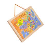 BESPORTBLE Puzzle Éducatif Carte Monde Chine pour Apprentissage Géographie des Garçon Fille Développement des Compétences Cognitives et Communicationnelles