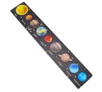 BESPORTBLE Puzzle Éducatif Système Solaire Bois Cognitif Apprentissage Précoce à pour Garçon Fille Jeu Éducatif Montessori Développement Mémoire et Motricité