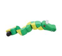 BESPORTBLE Puzzle en Bois Alligator Coloré Jouet Éducatif pour Garçon et Filles Bloc d'Activités Torsadé Jouet de Motricité Fine pour L'Apprentissage Jeu 1 Pièce