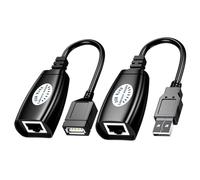 BESPORTBLE Rallonge de Câble USB Ethernet Adaptateur d'Extension Réseau USB Rapide Compatible PC et Périphériques Léger et Portable pour Maison Bureau et École