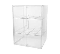 BESPORTBLE Rangement pour Biberons Organiseur de Biberons en Plastique 4 Niveaux Cloison Amovible Gain de Place Rangement Anti-rayures et Accessoires de Tire-lait Plan de Travail Chambre